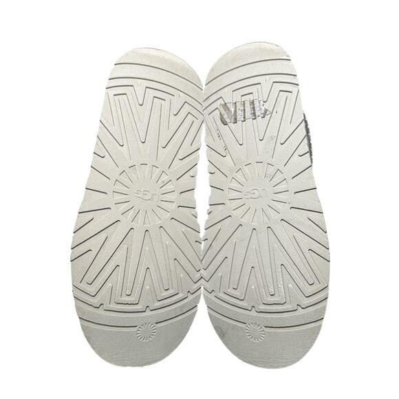 UGG Tazz II Sand Suede Shearling Platform Slippers Women's Size 8 - Picture 7 of 7